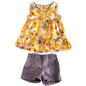 Tommy Bahama Sleeveless Tunic Top & Matching Shorts for Toddler Girls, Sz 18M